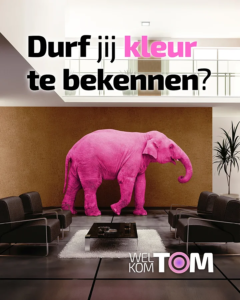Social Media campagne Durf jij kleur te bekennen WelkomTOM Trainingen Op Maat Social Media campagne Durf jij kleur te bekennen WelkomTOM Trainingen Op Maat